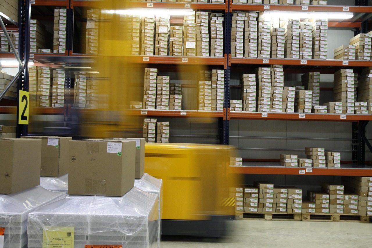 Packed cartons ready for shipment